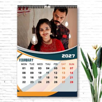 2027 Personalized Wall Calendar | 12 Pages Photo Calendar | 12×18 Inch Design 9 - Image 3