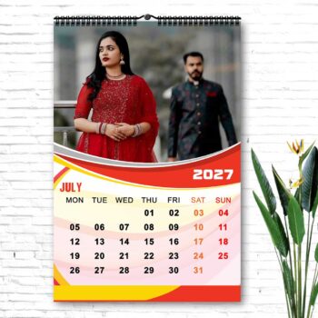 2027 Personalized Wall Calendar | 12 Pages Photo Calendar | 12×18 Inch Design 9 - Image 8