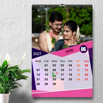2027 Personalized Wall Calendar | 12 Pages Photo Calendar | 12×18 Inch Design 8 - Image 7