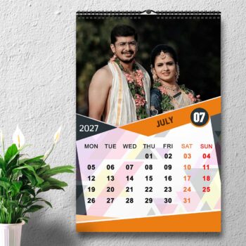 2027 Personalized Wall Calendar | 12 Pages Photo Calendar | 12×18 Inch Design 8 - Image 8