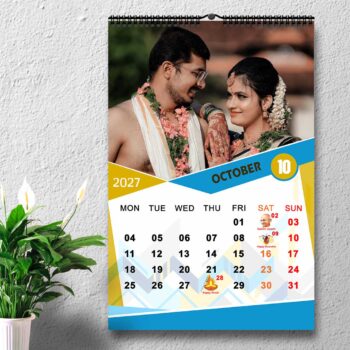 2027 Personalized Wall Calendar | 12 Pages Photo Calendar | 12×18 Inch Design 8 - Image 11