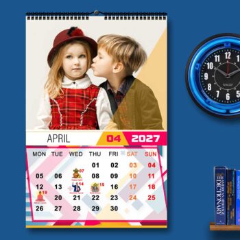 2027 Personalized Wall Calendar | 12 Pages Photo Calendar | 12×18 Inch Design 7 - Image 5
