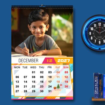 2027 Personalized Wall Calendar | 12 Pages Photo Calendar | 12×18 Inch Design 7 - Image 13