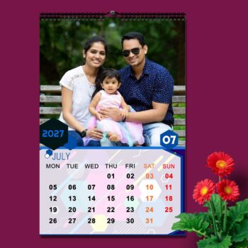 2027 Personalized Wall Calendar | 12 Pages Photo Calendar | 12×18 Inch Design 6 - Image 8