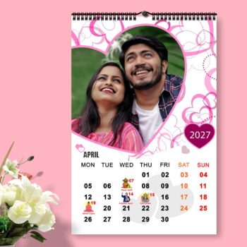2027 Personalized Wall Calendar | 12 Pages Photo Calendar | 12×18 Inch Design 5 - Image 5