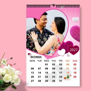 2027 Personalized Wall Calendar | 12 Pages Photo Calendar | 12×18 Inch Design 5 - Image 13