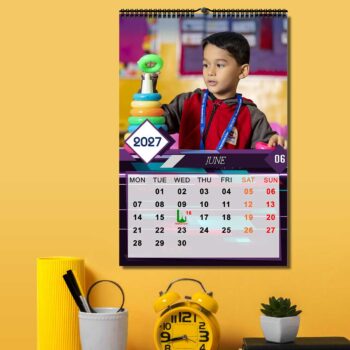 2027 Personalized Wall Calendar | 12 Pages Photo Calendar | 12×18 Inch Design 4 - Image 7