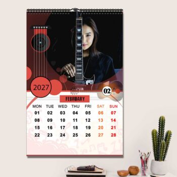 2027 Personalized Wall Calendar | 12 Pages Photo Calendar | 12×18 Inch Design 3 - Image 3