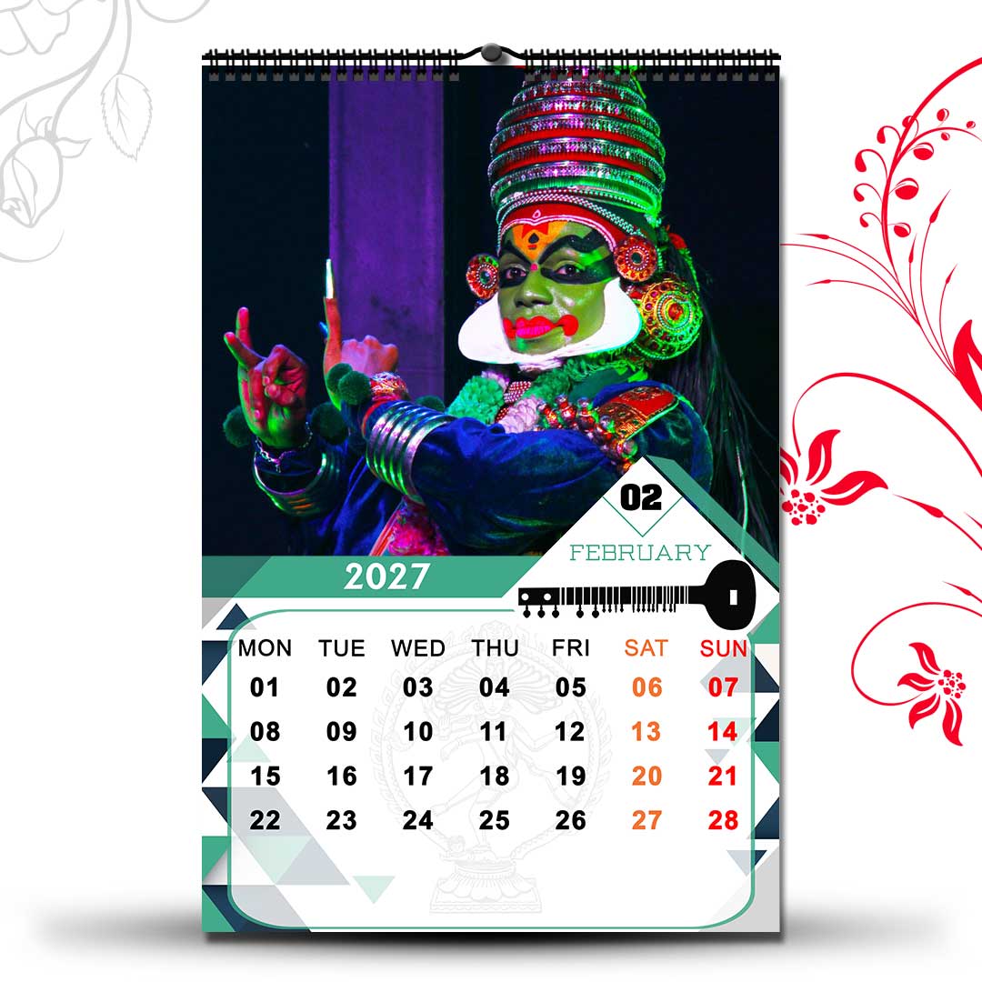 2027 Personalized Wall Calendar | 12 Pages Photo Calendar | 12×18 Inch Design 2 - Image 3