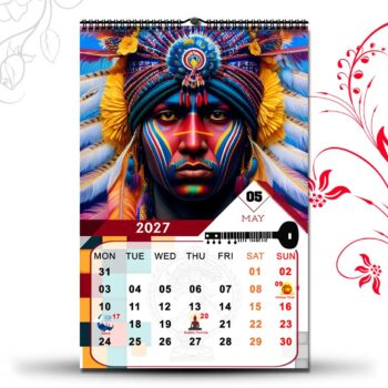 2027 Personalized Wall Calendar | 12 Pages Photo Calendar | 12×18 Inch Design 2 - Image 6