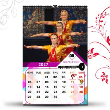 2027 Personalized Wall Calendar | 12 Pages Photo Calendar | 12×18 Inch Design 2 - Image 10