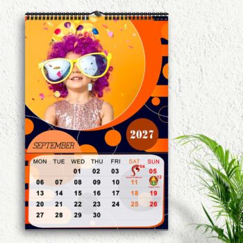 2027 Personalized Wall Calendar | 12 Pages Photo Calendar - Image 10