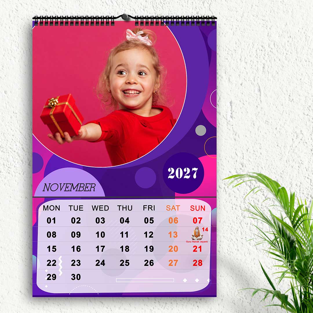 2027 Personalized Wall Calendar | 12 Pages Photo Calendar - Image 12