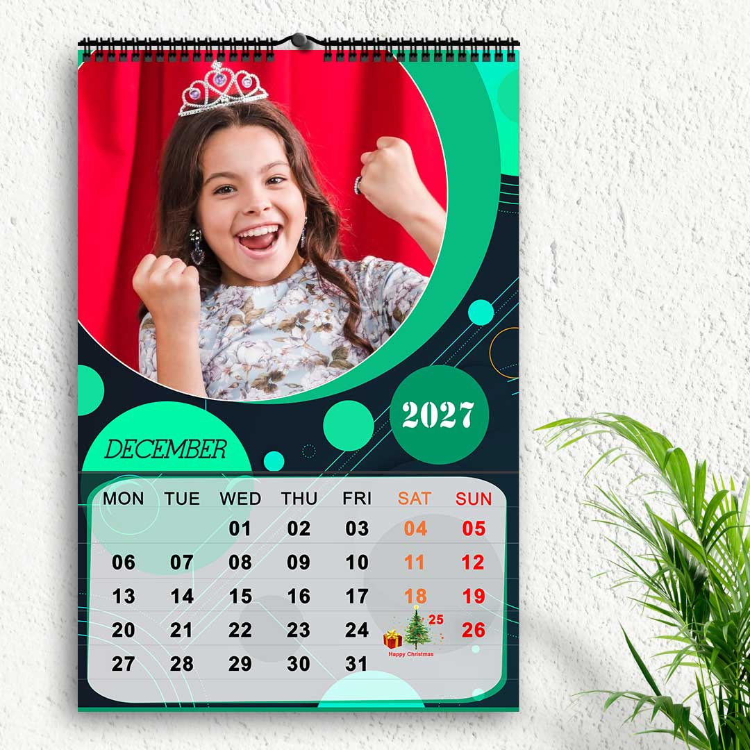 2027 Personalized Wall Calendar | 12 Pages Photo Calendar - Image 13