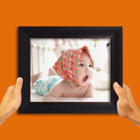 Personalized 3D Dual Flip Photo Frame 1