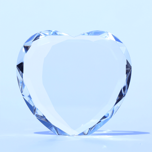 Personalized UV print Crystal Heart Cut Diamond 2