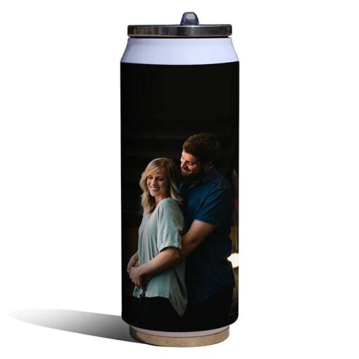 Personalized Thermos White Flask 1