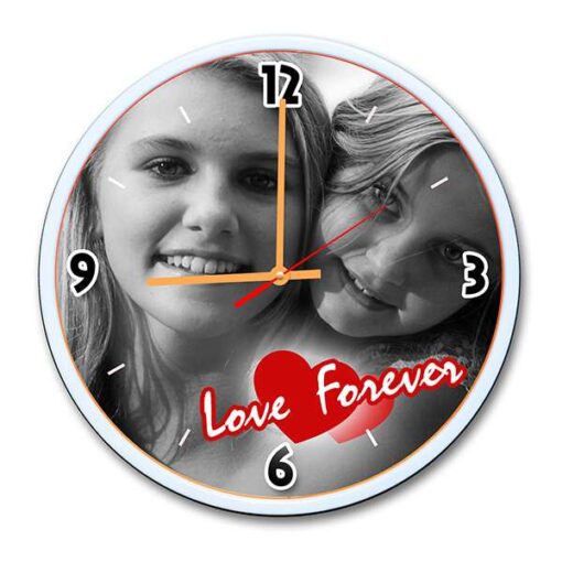 Personalized Photo Wall Clock Design 2 1