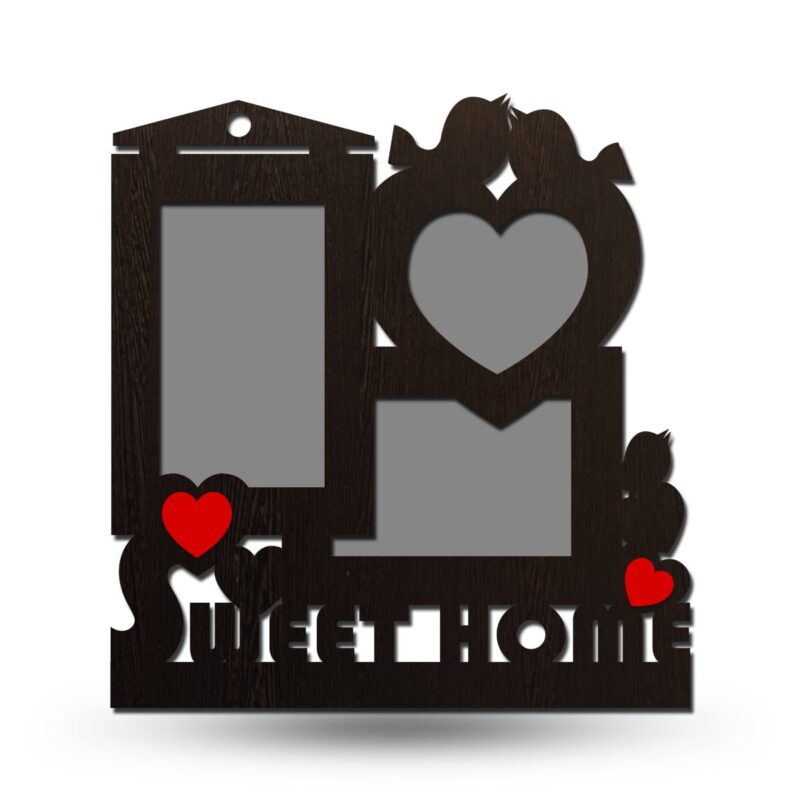 Personalized Love Heart Collage Photo Frame