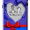 Personalized Galaxy S8 Love Blue Back Case 3
