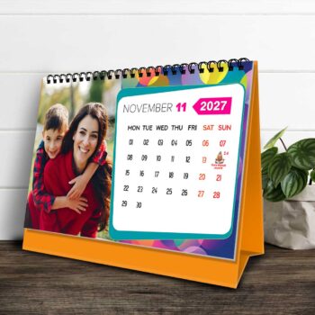 2027 Personalized Desktop Calendar | Table top Photo Calendar | 9 x 6 Inches Horizontal Design 10 - Image 13