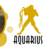 Personalized Black Elegance Mug Aquarius Sun Sign Design 7 3