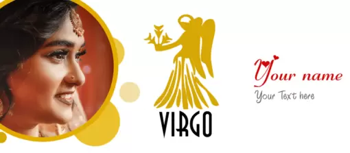 Personalized Two Tone Brown Mug Virgo Sun Sign Design 38 1