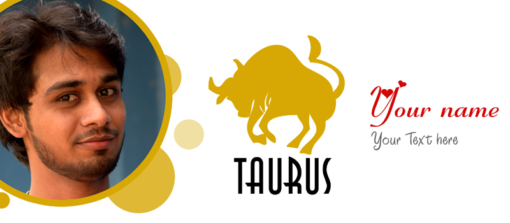 Personalized Sky Blue Heart Handle Mug Taurus Sun Sign Design 37 1