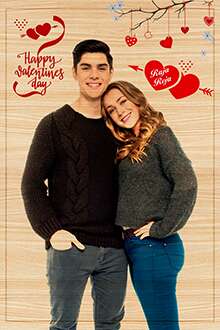 Personalized Valentine day Gift | Photo Print on Wood | Photo frame Design 16