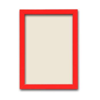 Personalized Red Synthetic Photo Frame Design 4 7
