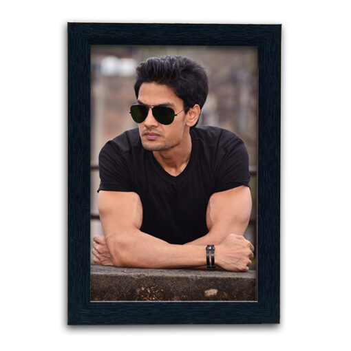 Personalized Synthetic Photo Frame | Black frame | Design 20 1