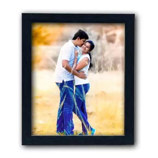 Valentines days combo gifts | Synthetic photo frame | Two tone Sky blue Mug pack of 2 2