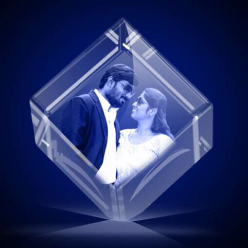 Wedding anniversary combo gifts | 3d crystal diamond | White mug | Wooden Photo Art pack of 3 2