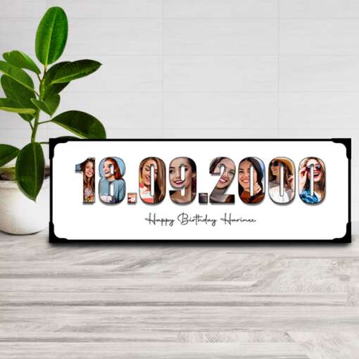 Personalized Frame The Date Lamination | Birthday 2