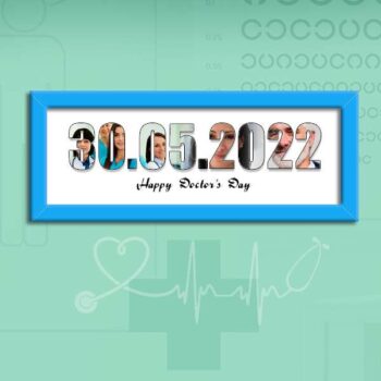 Personalized Frame The Date| Doctors Day 4