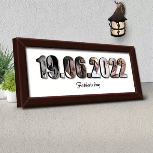 Personalized Frame The Date | Fathers Day 1
