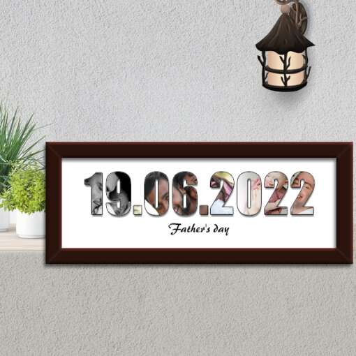 Personalized Frame The Date | Fathers Day 2