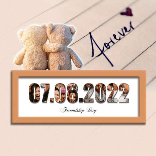 Personalized Frame The Date | Friendship Day 2