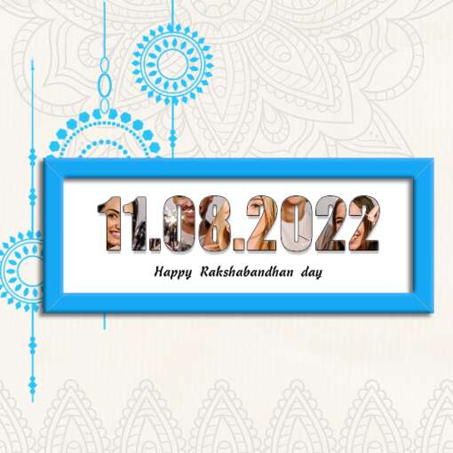 Personalized Frame The Date | Rakshabandhan Day 2