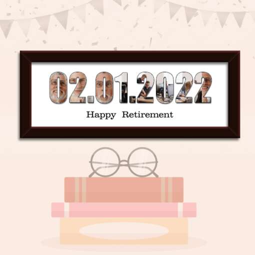 Personalized Frame The Date | Retirement 2
