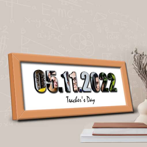 Personalized Frame The Date | Teachers Day 1