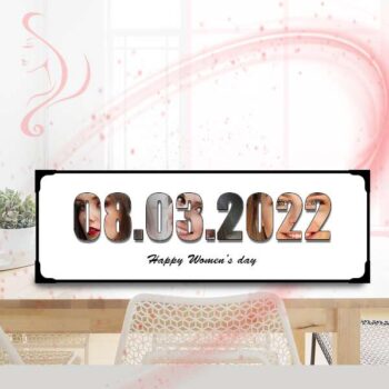 Personalized Frame The Date Lamination | Womens Day 4
