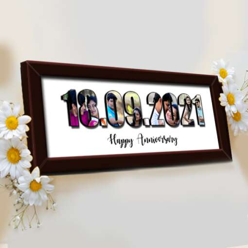 Personalized Frame The Date | Anniversary 1