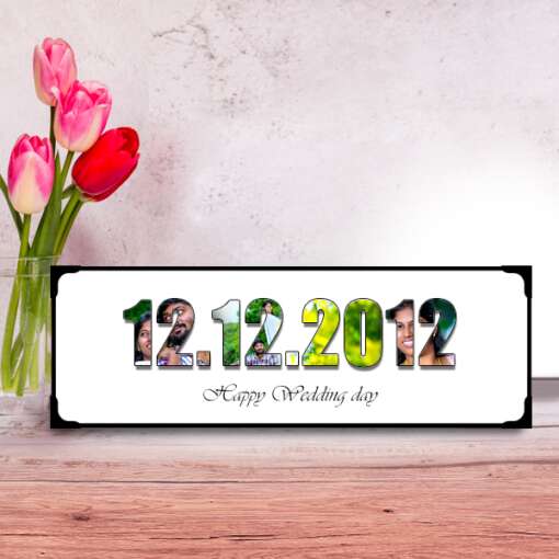 Personalized Frame The Date Lamination | Wedding 2