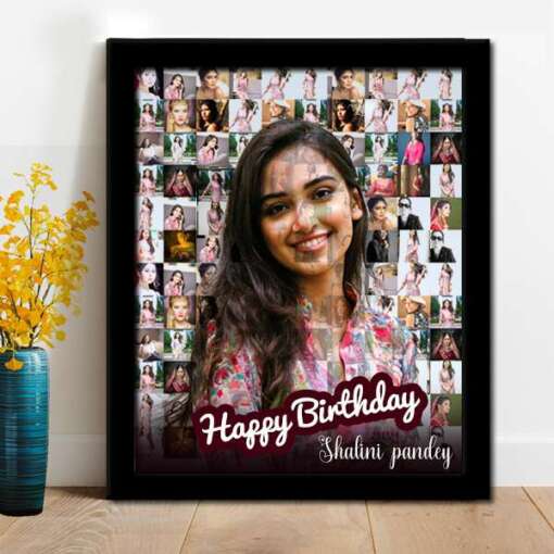Personalized Mosaic photo frame | Birthday Gift for Girl 3