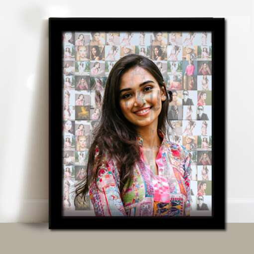 Personalized Mosaic photo frame | Birthday Gift for Girl 1
