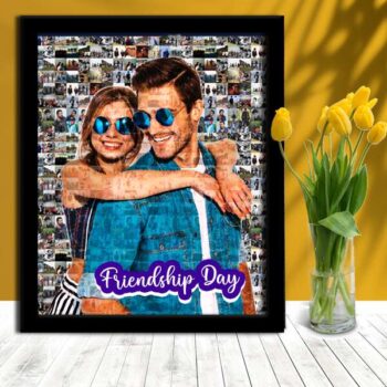 Personalized Mosaic photo frame | Friendship Day gift