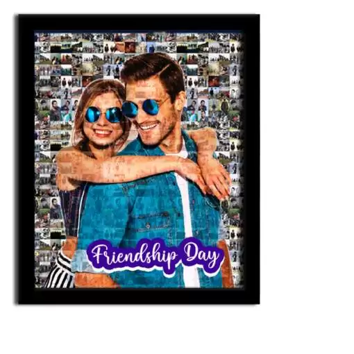 Personalized Mosaic photo frame | Friendship Day gift 2