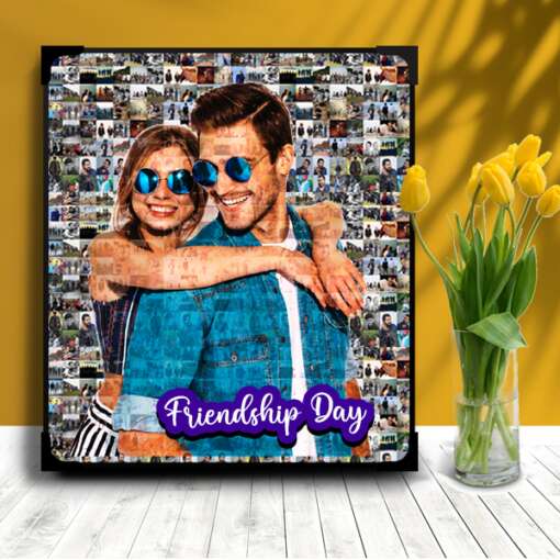Personalized Mosaic photo frame Lamination | Friendship Day-for Boy or Girl Gift 1