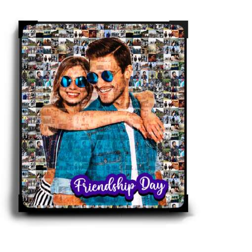 Friendship Day Laminated Mosaic Frame | Photo Frames - Image 2